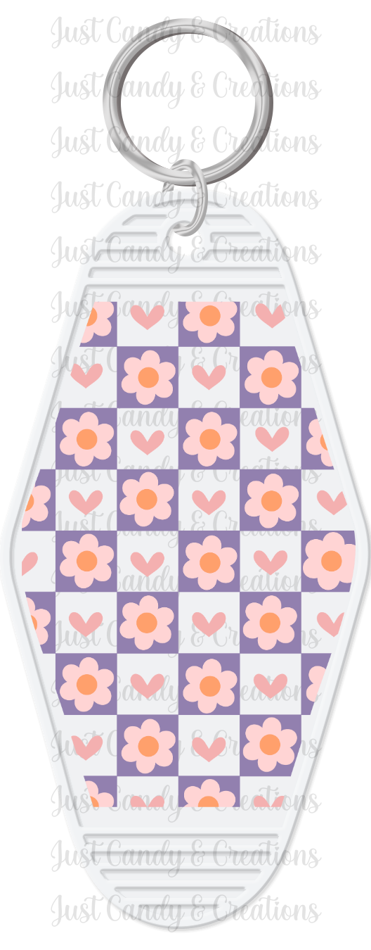 Flowers Motel Keychain Decal
