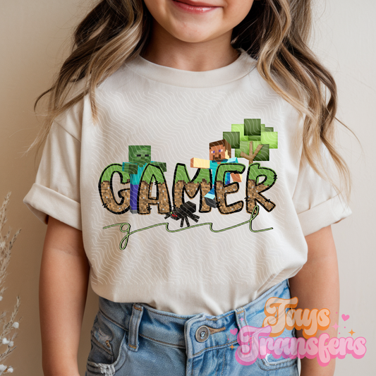 Gamer Girl - Kids DTF Transfer
