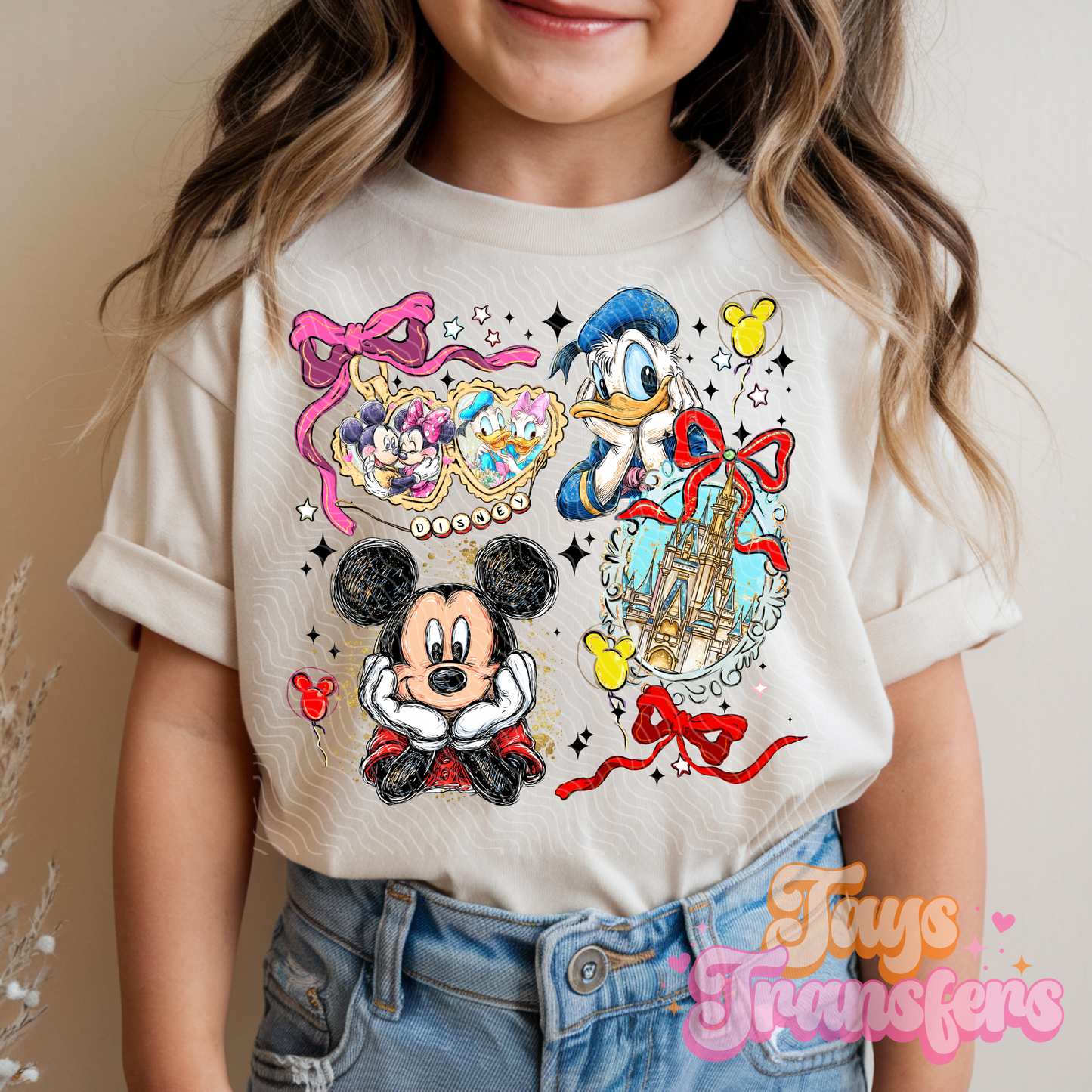 M_ckey Locket - Kids DTF Transfer