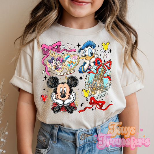 M_ckey Locket - Kids DTF Transfer