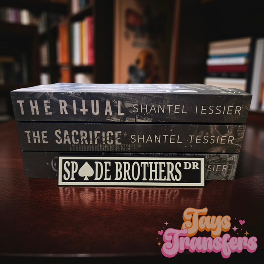 Spade Brothers DR - Bookshelf Sign