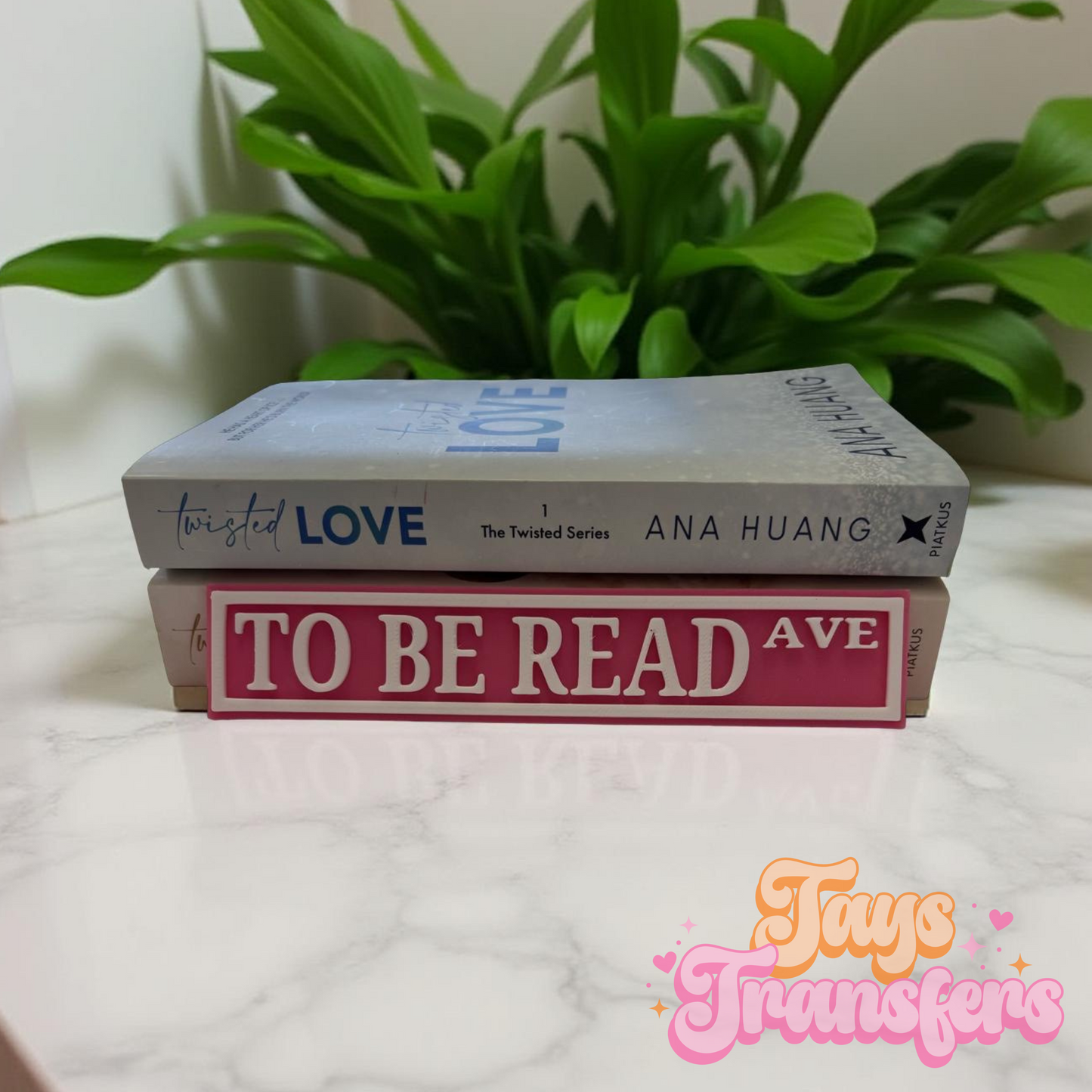 To Be Read St • To Be Read Ave • To Be Read Ln  - Bookshelf Sign
