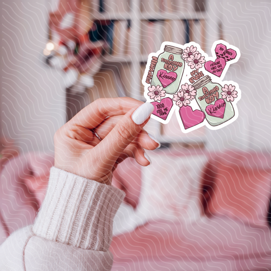 Thousand Boy Kisses - Holographic Sticker