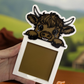 Highland Cow Sticky Note Holder