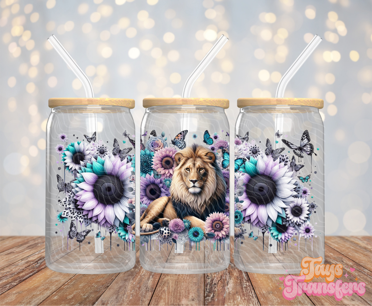 Lion - 16OZ UV DTF Wrap