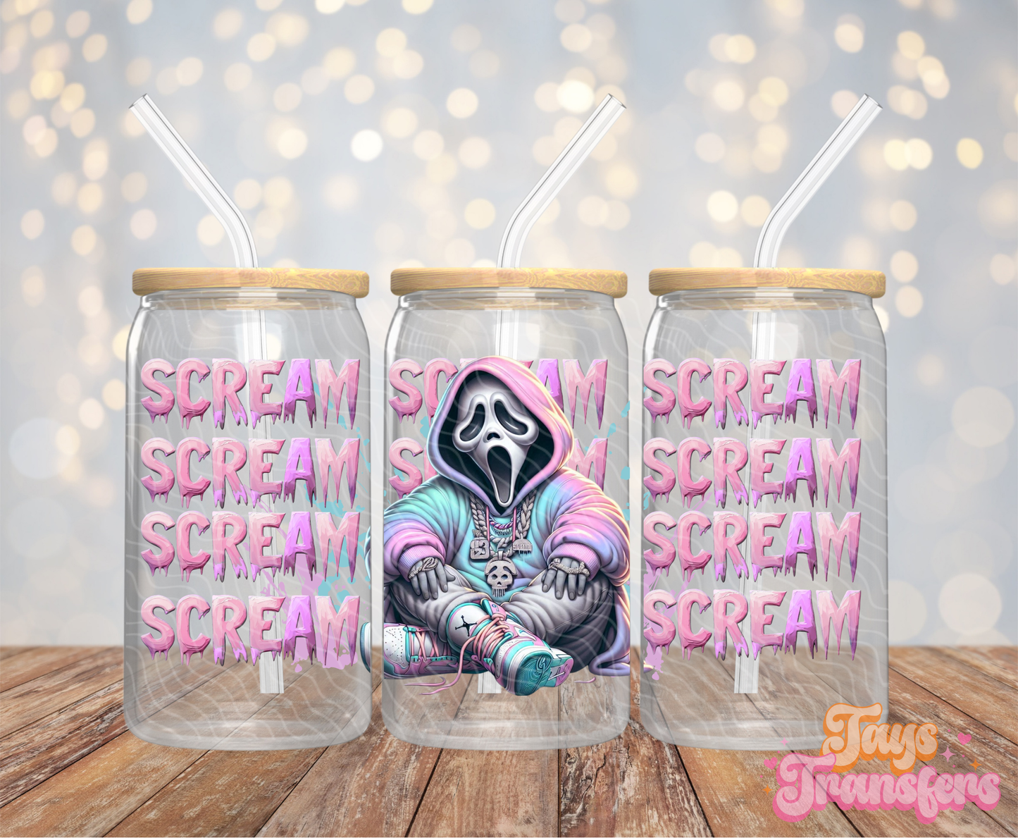 Scream - 16OZ UV DTF Wrap
