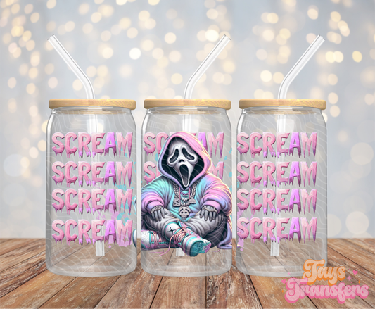 Scream - 16OZ UV DTF Wrap