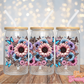 Pink/Blue/Purple Flowers - 16OZ UV DTF Wrap