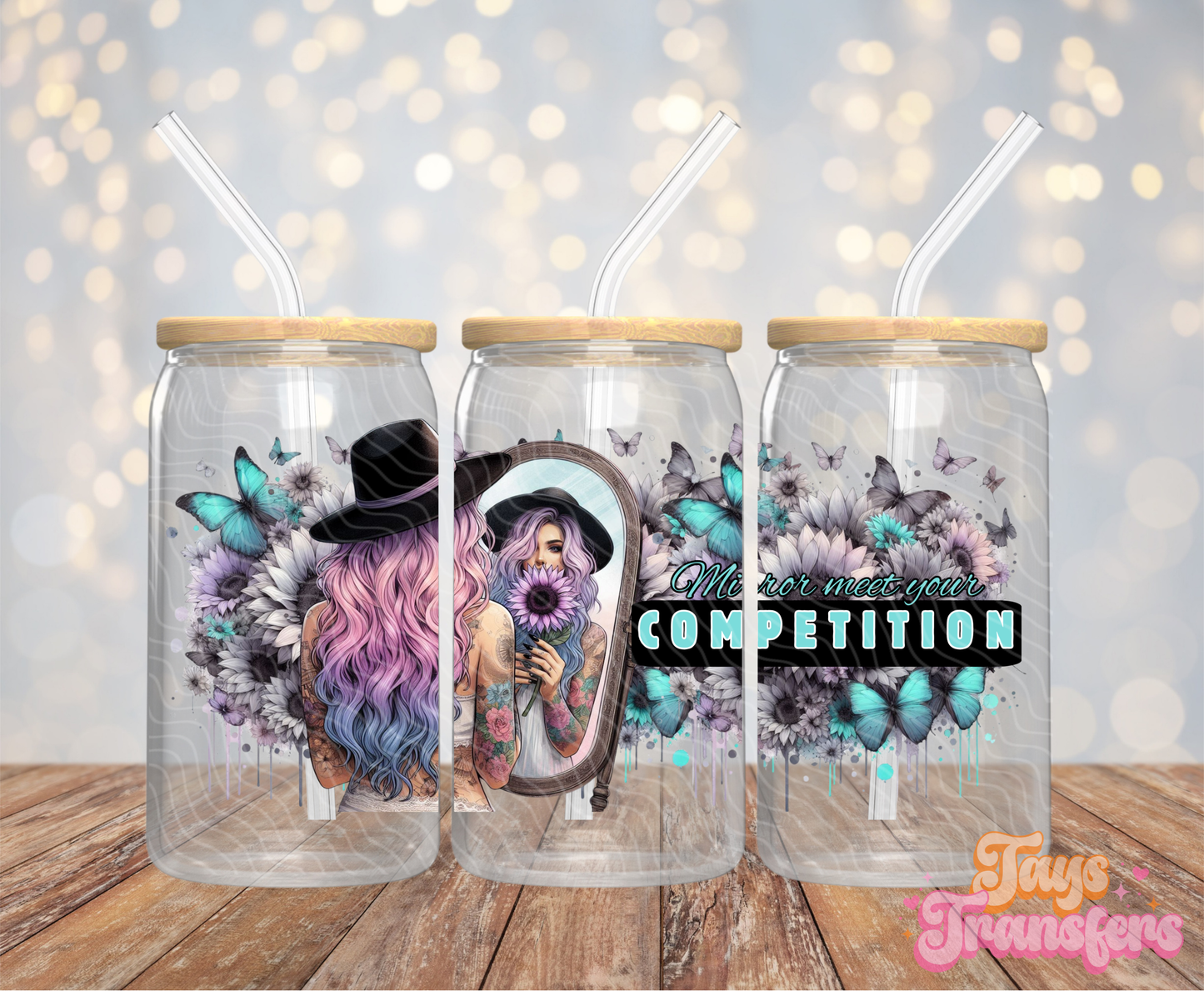 Mirror Meet Your Competition - 16OZ UV DTF Wrap