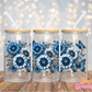 Blue Sunflowers - 16OZ UV DTF Wrap