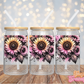 Pink/Yellow Sunflowers - 16OZ UV DTF Wrap