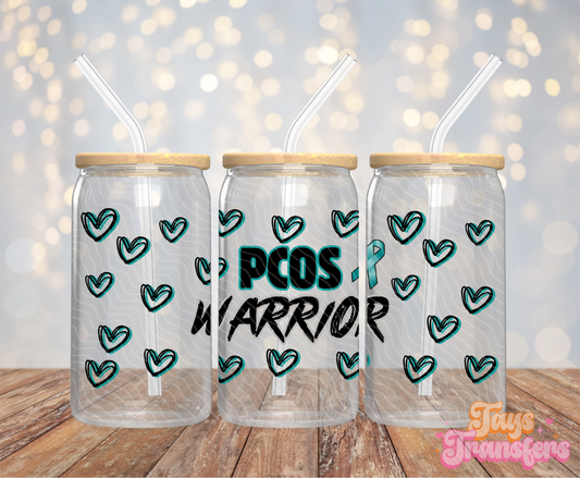 PCOS Warrior - 16OZ UV DTF Wrap