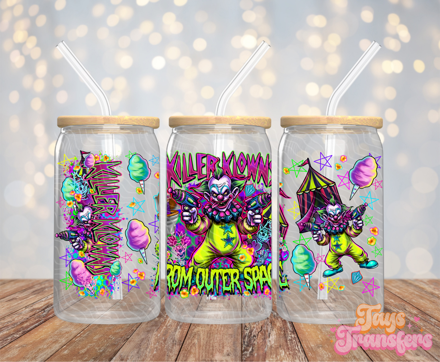 Killer Klowns - 16OZ UV DTF Wrap