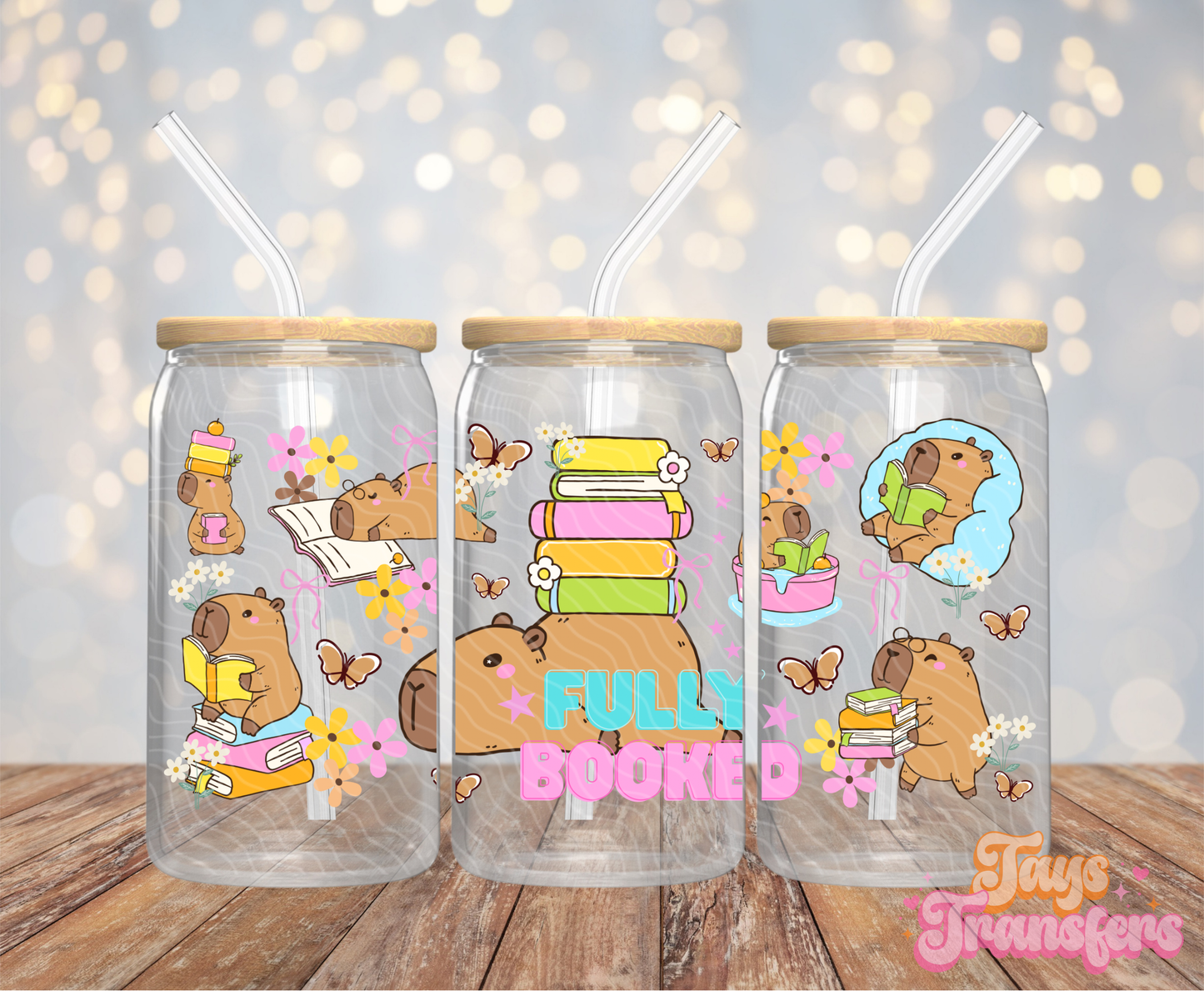 Fully Booked - 16OZ UV DTF Wrap