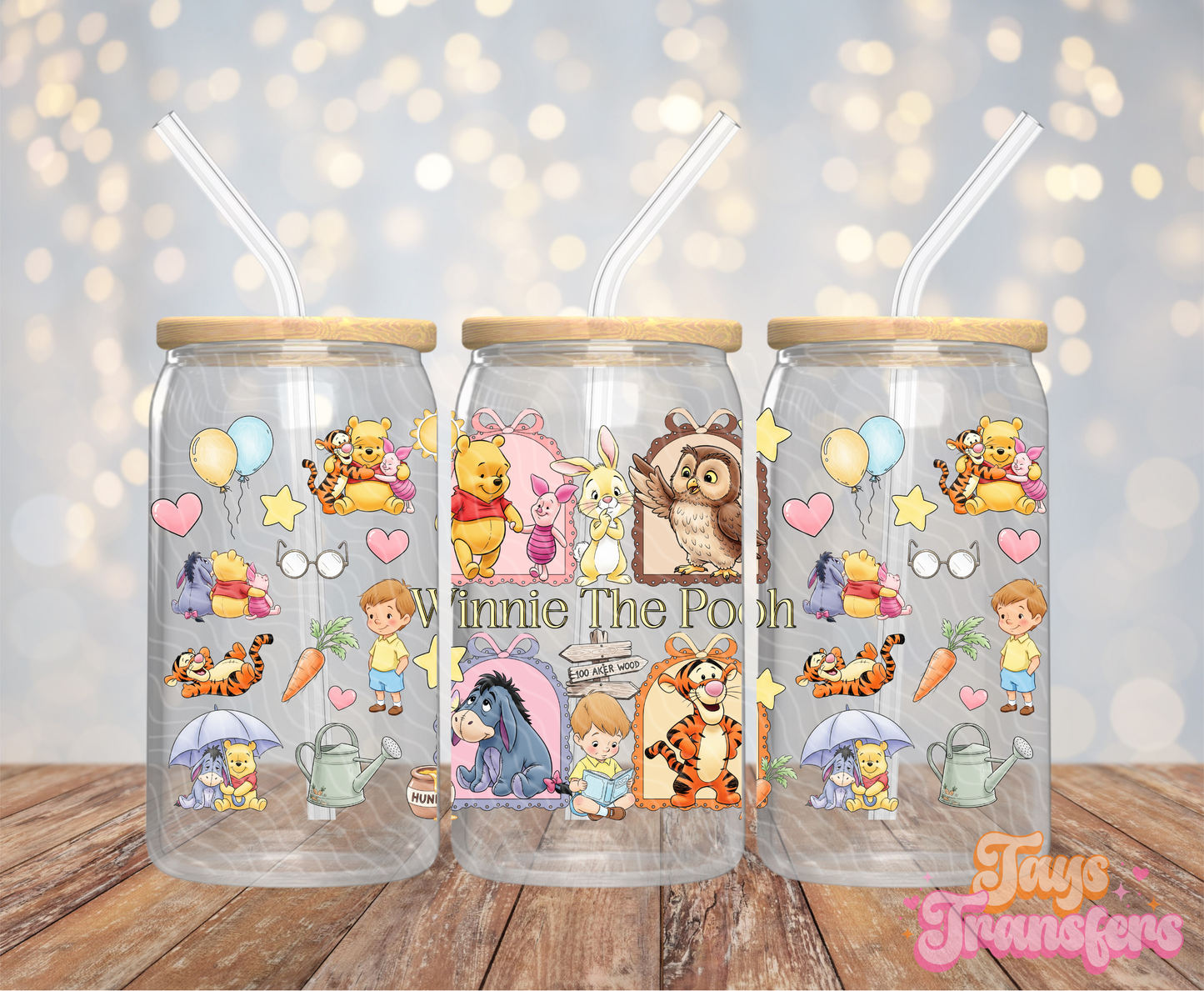 Bear & Friends - 16OZ UV DTF Wrap