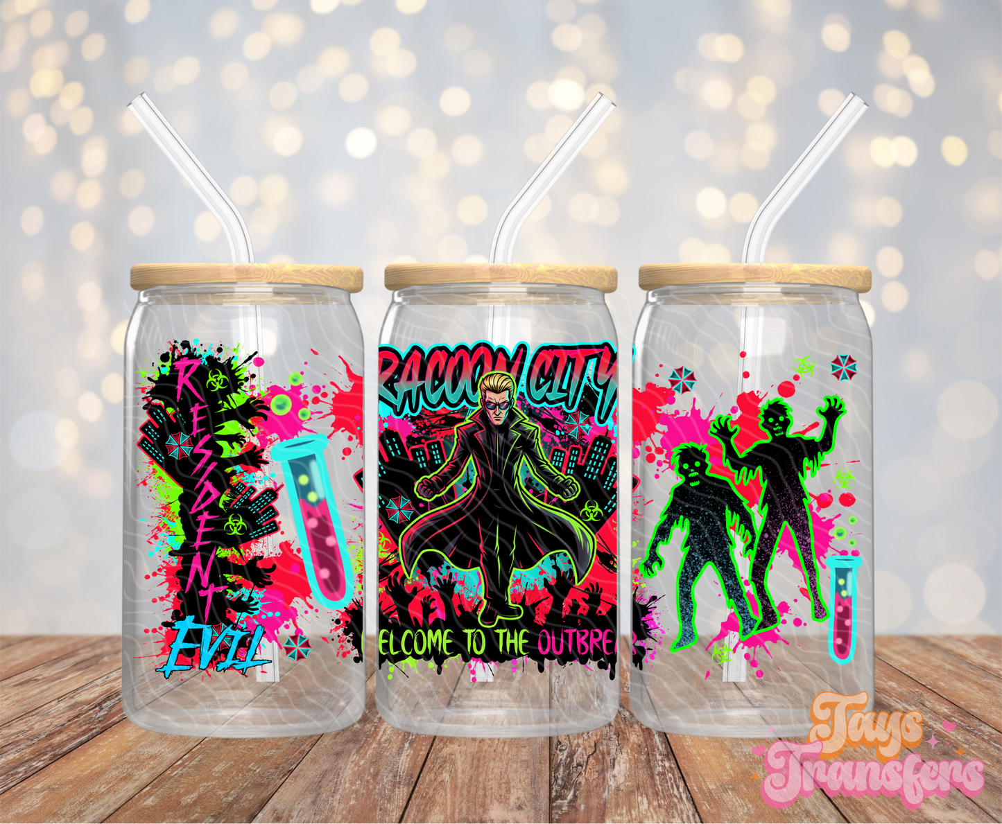 Resid_nt Evil - 16OZ UV DTF Wrap