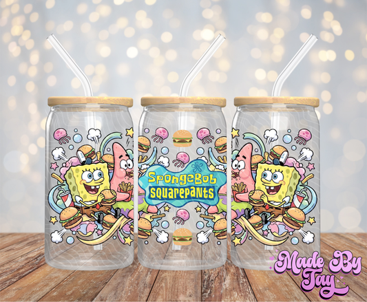 Spong_bob - 16OZ UV DTF Wrap