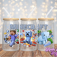 Min_craft Blue - 16OZ UV DTF Wrap