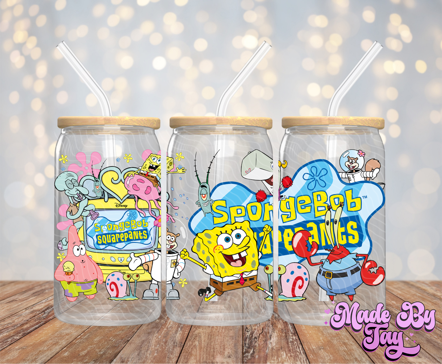 Spong_bob - 16OZ UV DTF Wrap