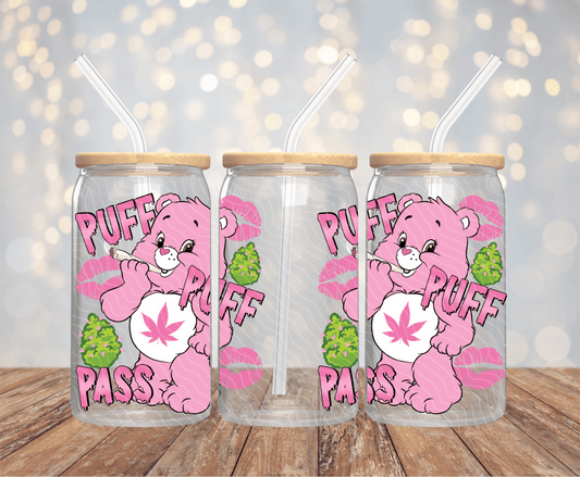 Puff Bear - 16OZ UV DTF Wrap