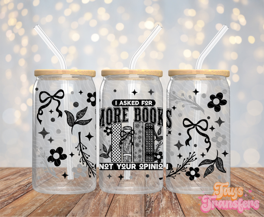 More Books - 16OZ UV DTF Wrap