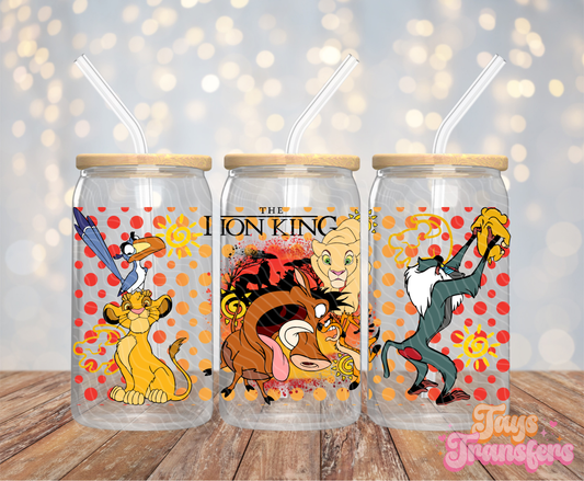 Lion - 16OZ UV DTF Wrap