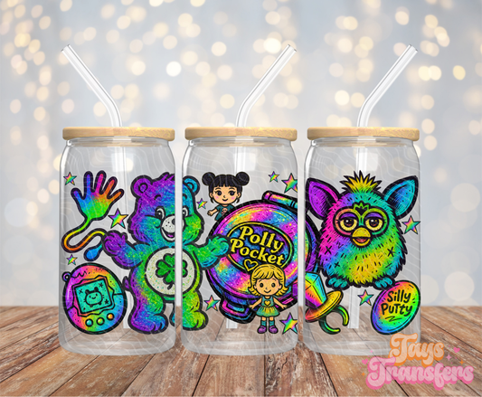 Rainbow Nostalgia - 16OZ UV DTF Wrap