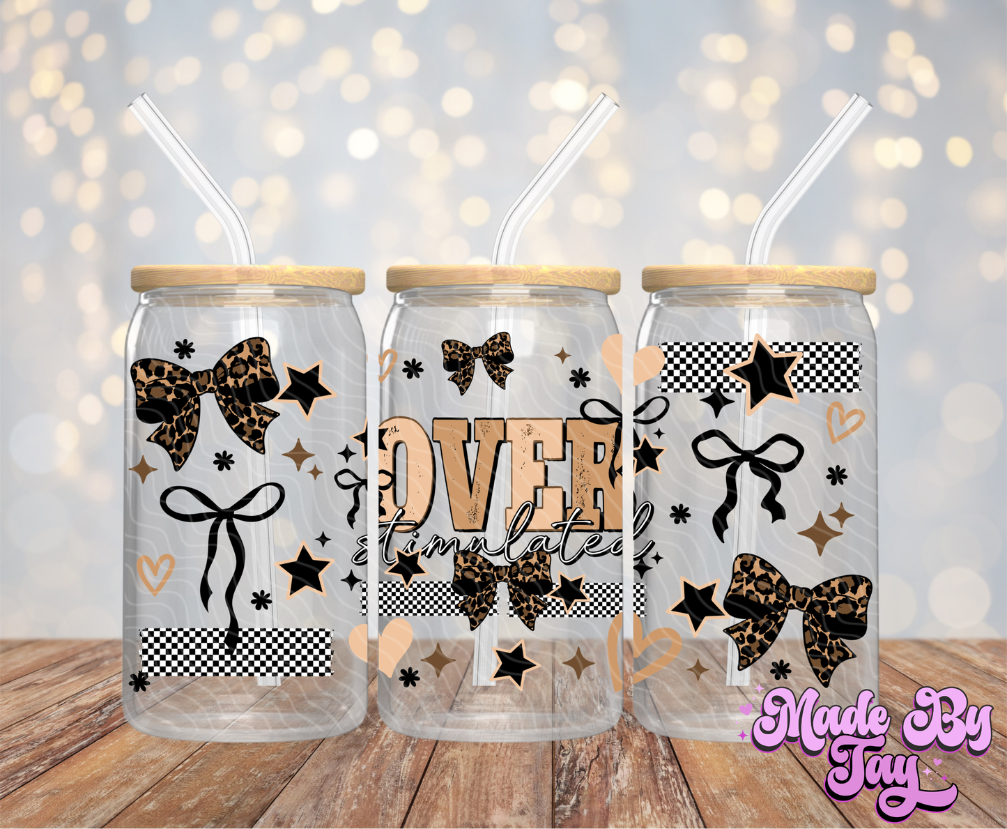 Overstimulated - 16OZ UV DTF Wrap