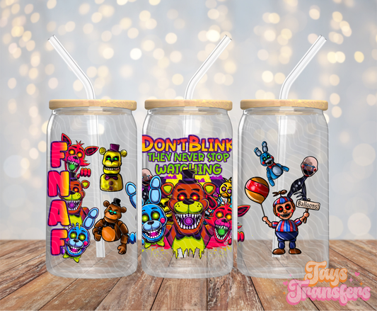 FNAF - 16OZ UV DTF Wrap