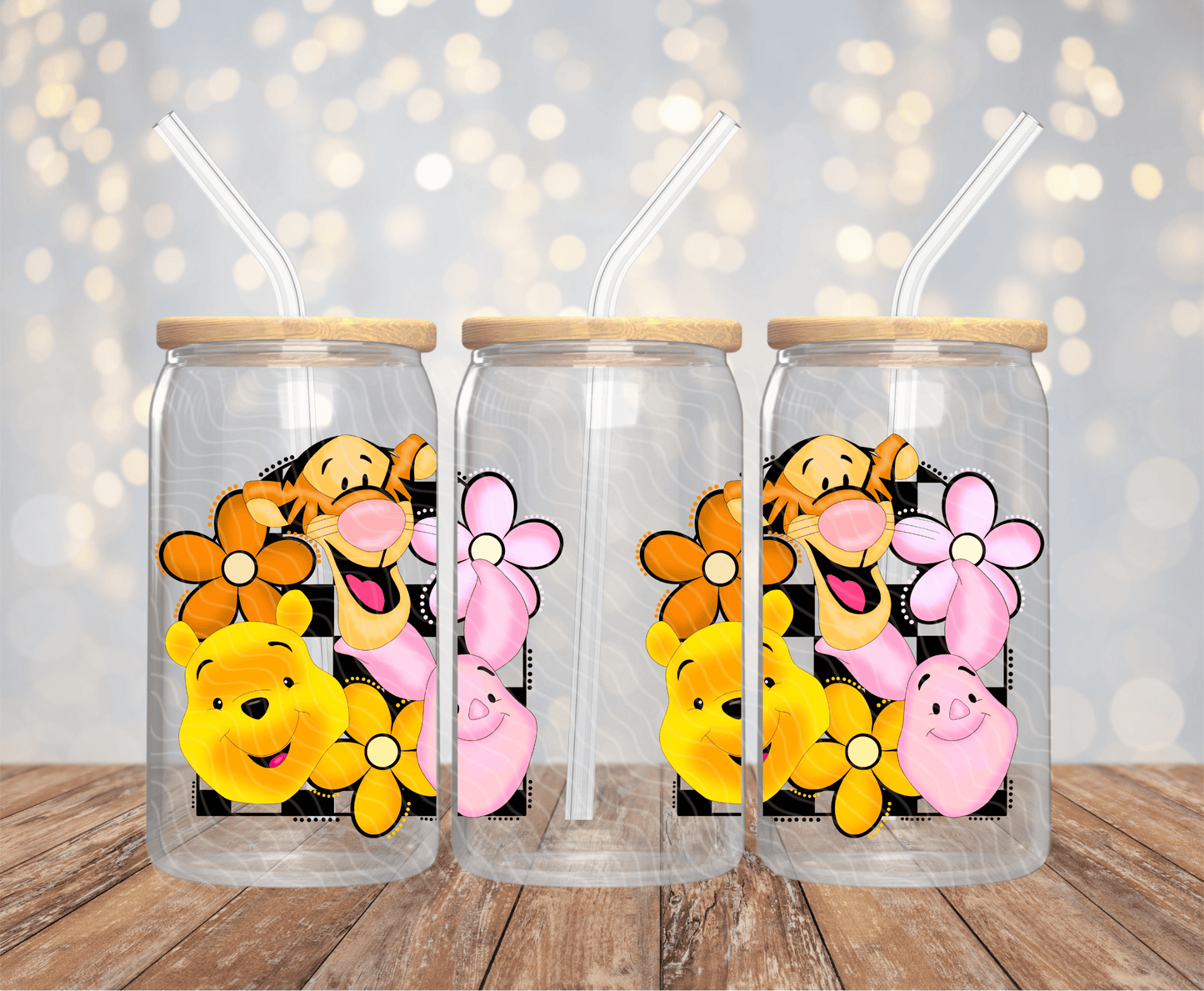 Bear & Friends - 16OZ UV DTF Wrap