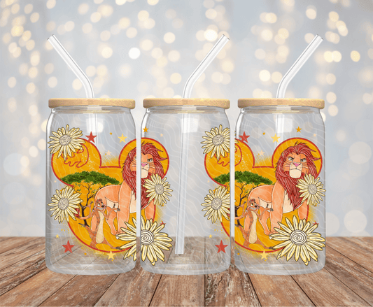Lion - 16OZ UV DTF Wrap