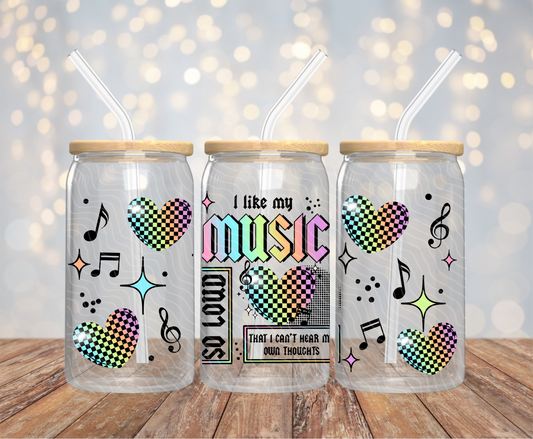 Music Loud - 16OZ UV DTF Wrap