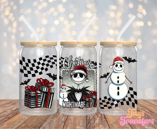 Nightmare Christmas - 16OZ UV DTF Wrap