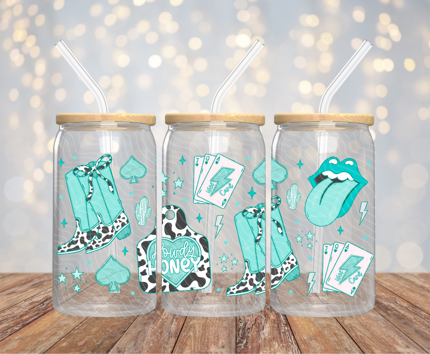Howdy Honey - 16OZ UV DTF Wrap