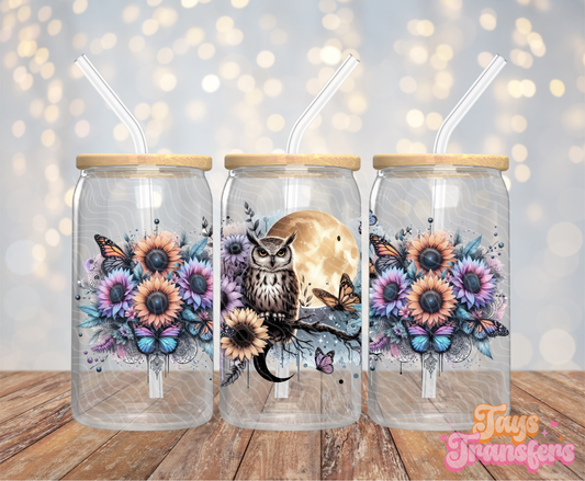 Owl - 16OZ UV DTF Wrap