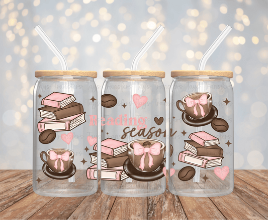 Reading Season - 16OZ UV DTF Wrap