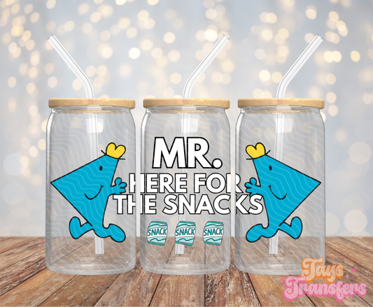 Here For The Snacks - 16OZ UV DTF Wrap