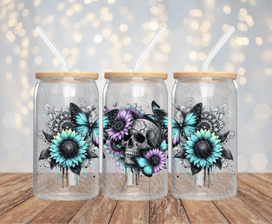 Skull - 16OZ UV DTF Wrap