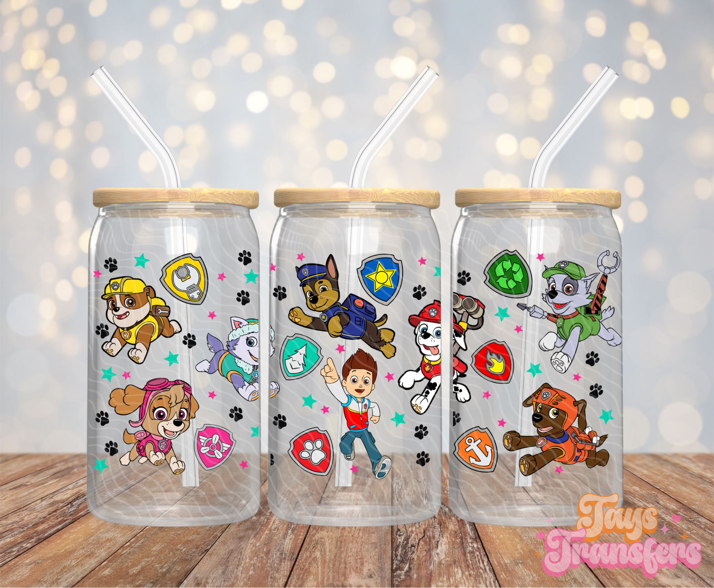 Paw Patrol - 16OZ UV DTF Wrap