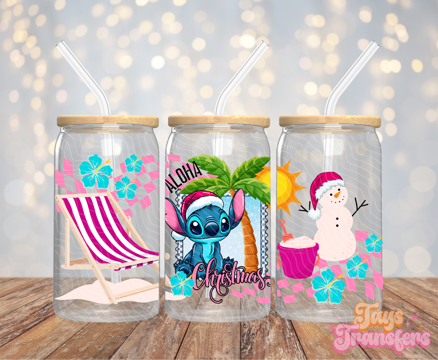 Aloha Christmas - 16OZ UV DTF Wrap