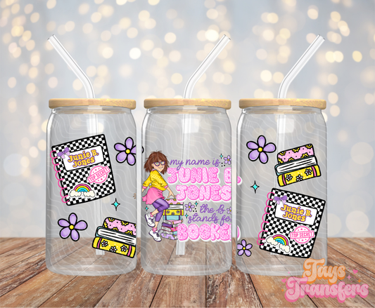 My Name Is Junie - 16OZ UV DTF Wrap