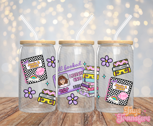 Junie All Booked - 16OZ UV DTF Wrap