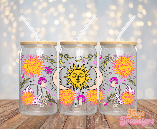Sun Moon - 16OZ UV DTF Wrap