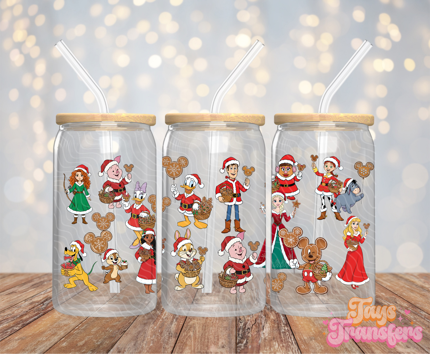 Toon Christmas - 16OZ UV DTF Wrap