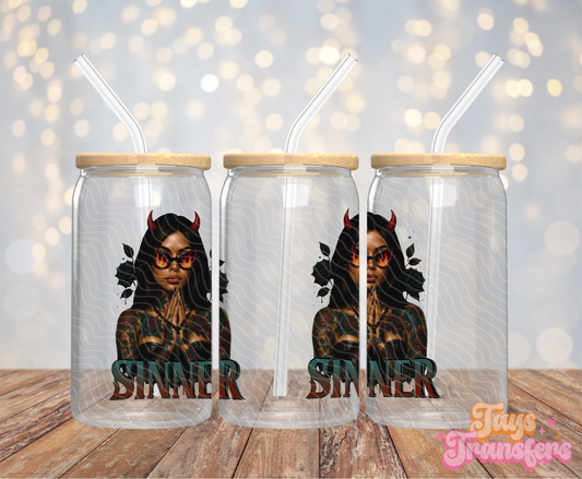 Sinner - 16OZ UV DTF Wrap