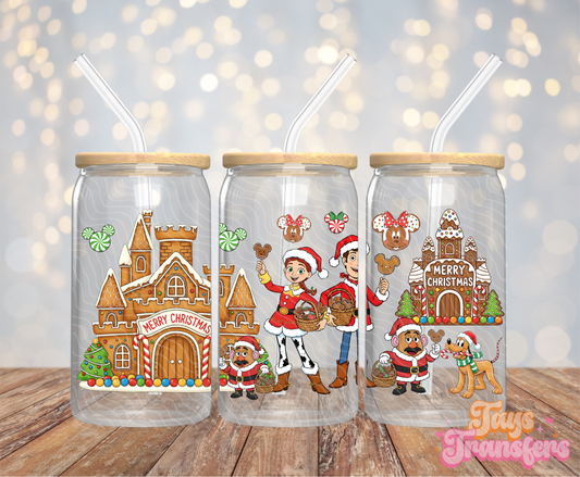 Woody & Friends Christmas - 16OZ UV DTF Wrap