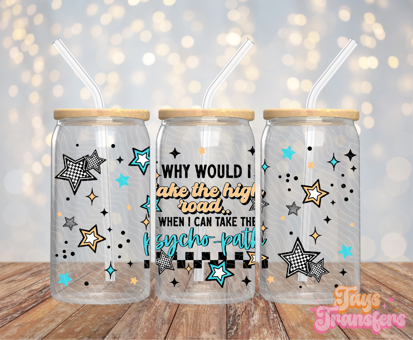 Psycho Path - 16OZ UV DTF Wrap