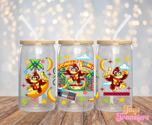 Donkey Kong - 16OZ UV DTF Wrap