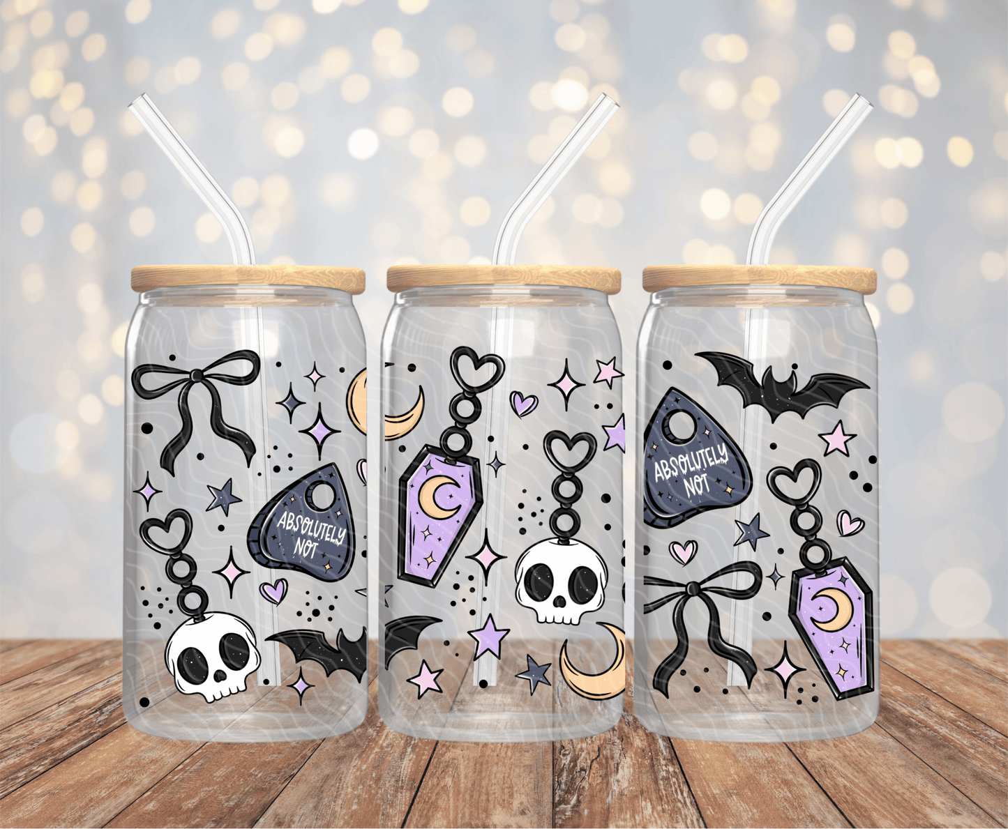 Absolutely Not - 16OZ UV DTF Wrap