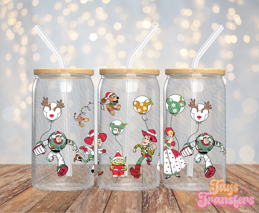 Woody & Friends Balloons - 16OZ UV DTF Wrap